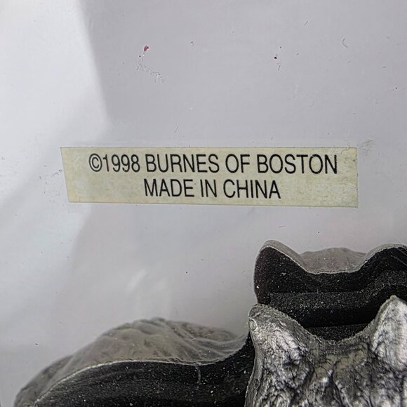 Burnes of Boston Pewter Cat Photo Holder 5x7 NWT - Picture 4 of 4